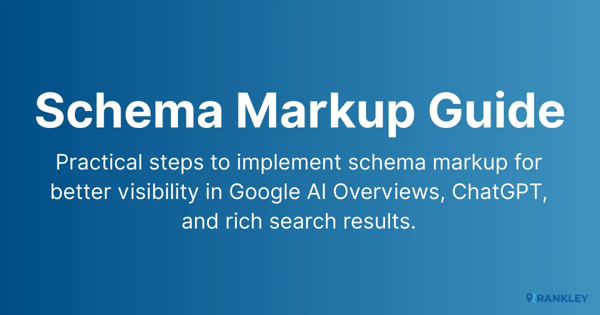 Schema Markup: AI Visibility & Rich Results featured image